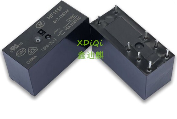    5 / HF115F 012-1ZS3AF 12VDC JQX-115F 8PIN 12V 16A